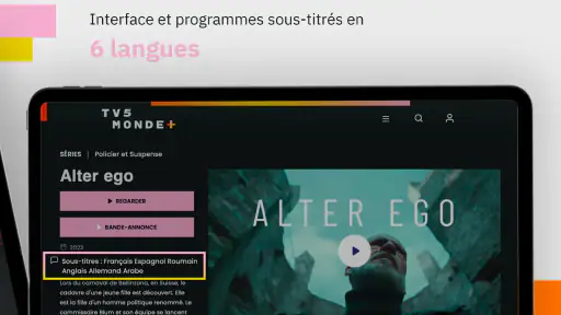 TV5MONDE+ TV, films & séries screenshot 12