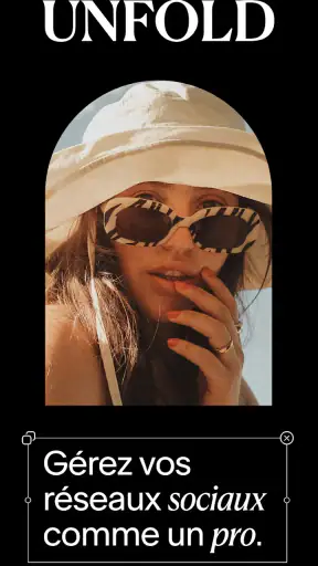 Unfold : éditeur vidéo/photo screenshot 1