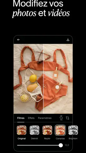 Unfold : éditeur vidéo/photo screenshot 7