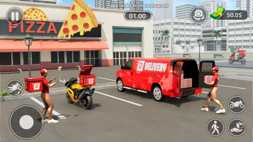 Urban Food Delivery Game screenshot 12