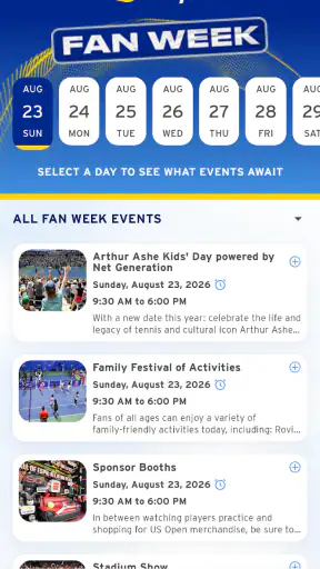 US Open Tennis Championships screenshot 3