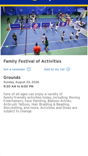 US Open Tennis Championships screenshot 6