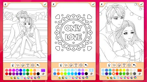 Valentin coloration d'amour screenshot 6