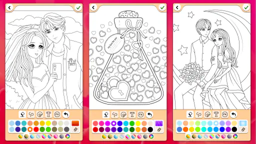 Valentin coloration d'amour screenshot 7