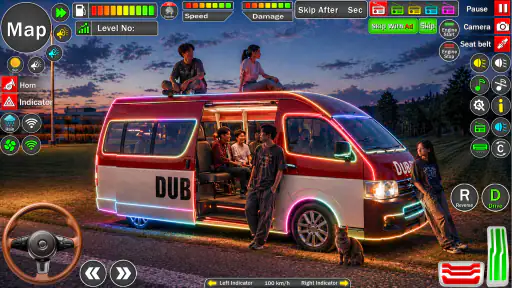Van Driving Dubai Van Game screenshot 12