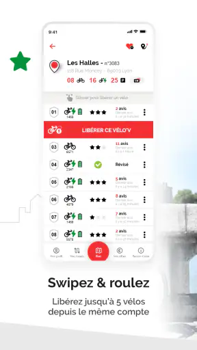 Vélo'v officiel screenshot 4