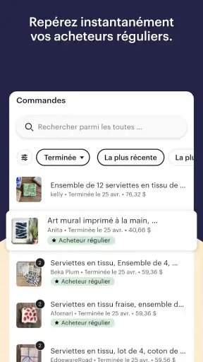 Vendre sur Etsy : Ma boutique screenshot 3