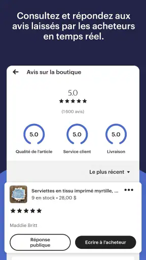 Vendre sur Etsy : Ma boutique screenshot 8