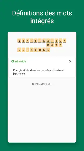 Verificateur Mots SCRABBLE screenshot 2
