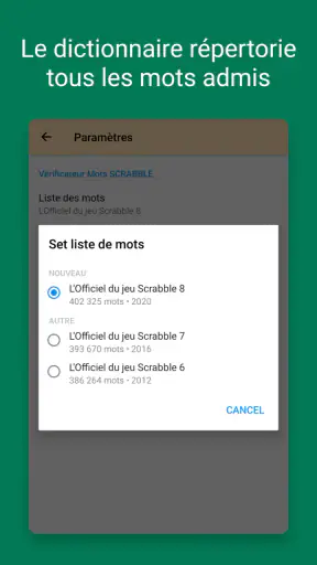 Verificateur Mots SCRABBLE screenshot 3