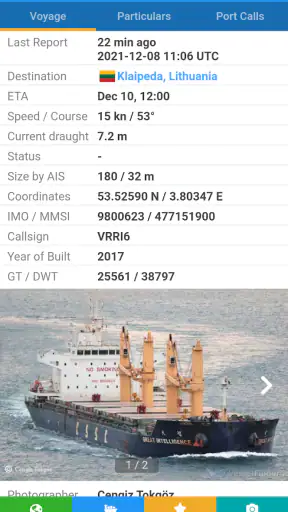 VesselFinder screenshot 3