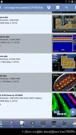 VGBAnext GBA/GBC/NES Emulator screenshot 8