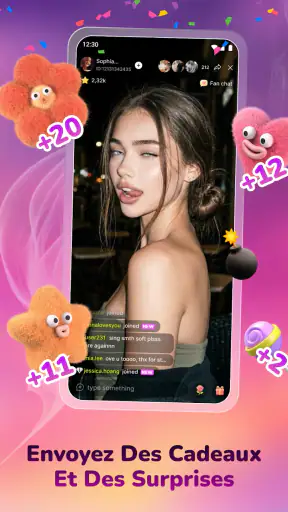 Vibra Livestream Chat Video screenshot 5