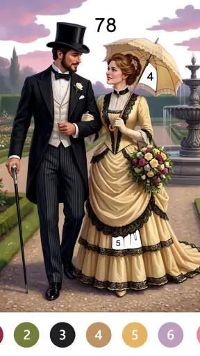 Victorian Coloring Book screenshot 12