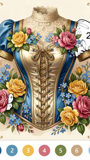 Victorian Coloring Book screenshot 9