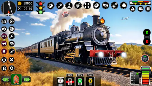ville train sim- train Jeux 3d screenshot 4