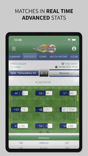 Virtuafoot Football Manager screenshot 11