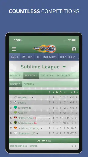 Virtuafoot Football Manager screenshot 12