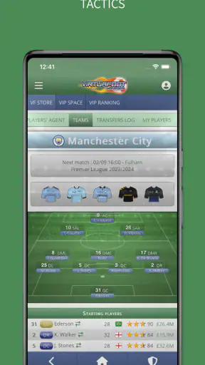 Virtuafoot Football Manager screenshot 4