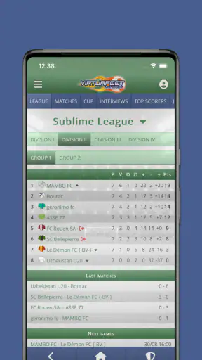 Virtuafoot Football Manager screenshot 5