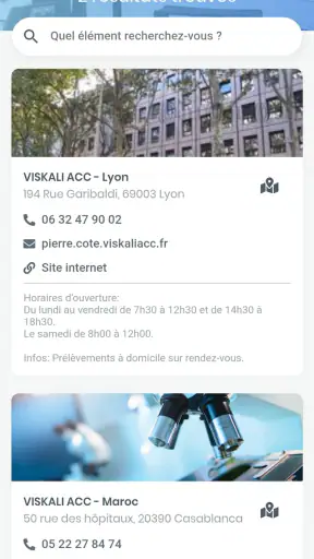VISKALIACC – Catalogue des exa screenshot 7