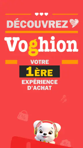 Voghion - Application d'achat screenshot 1
