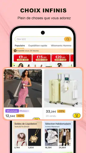 Voghion - Application d'achat screenshot 2