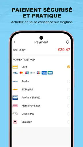 Voghion - Application d'achat screenshot 6