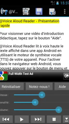 @Voice Aloud Reader screenshot 1
