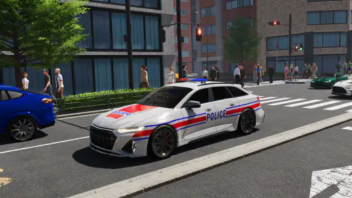 Voiture de police & simulation screenshot 10