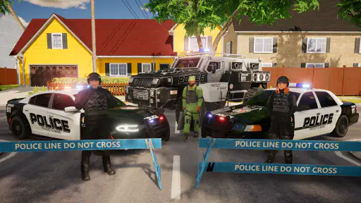 Voiture de police & simulation screenshot 4