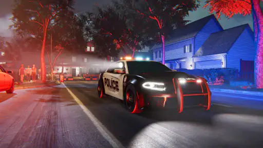 Voiture de police & simulation screenshot 5