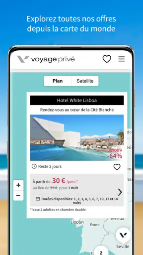 Voyage Privé – Hôtels de luxe screenshot 3