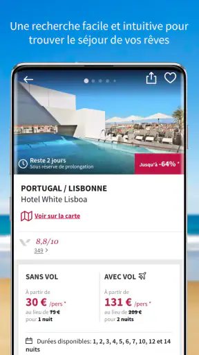 Voyage Privé – Hôtels de luxe screenshot 4