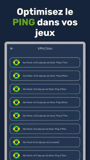 VPN.lat: VPN illimité Proxy screenshot 9