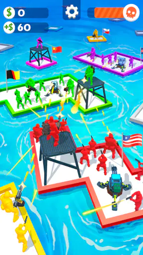 War of Rafts : Bataille Navale screenshot 1