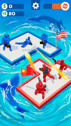War of Rafts : Bataille Navale screenshot 2