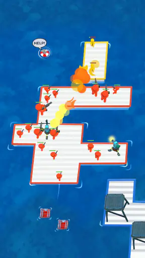 War of Rafts : Bataille Navale screenshot 6