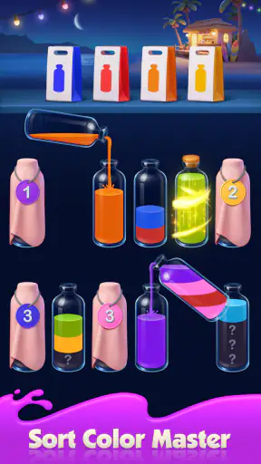 Water Sort! Puzzle 3D Couleurs screenshot 7