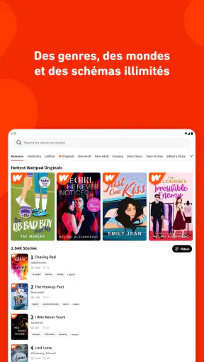 Wattpad - Lire & Écrire screenshot 9