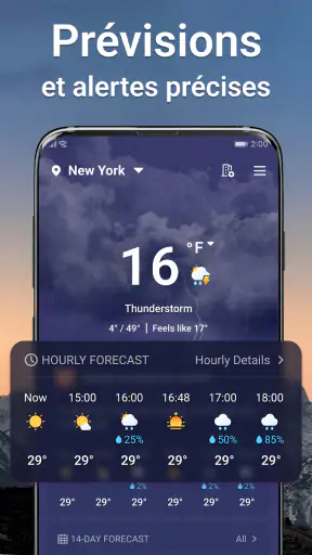 Weather Live-Prévisions&Alert screenshot 1