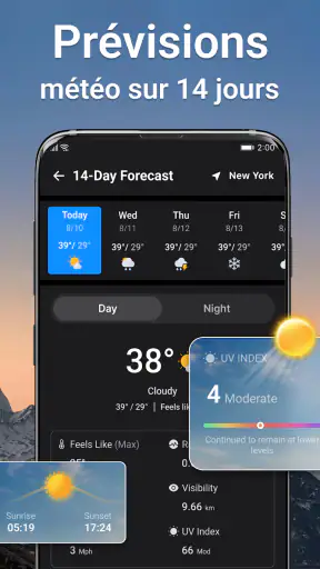Weather Live-Prévisions&Alert screenshot 5