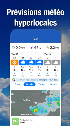 Weathernews - Prévisions météo screenshot 2
