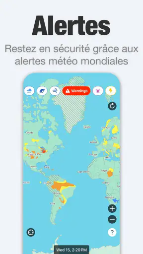 Weathernews - Prévisions météo screenshot 4