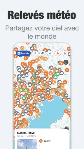 Weathernews - Prévisions météo screenshot 6