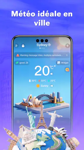 WeatherSight - Prévision screenshot 1