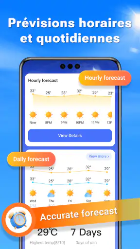 WeatherSight - Prévision screenshot 2