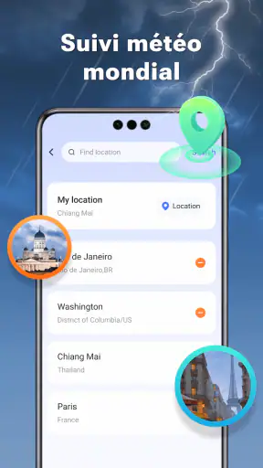 WeatherSight - Prévision screenshot 3