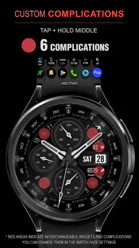 WFP 308 Business watch face screenshot 11