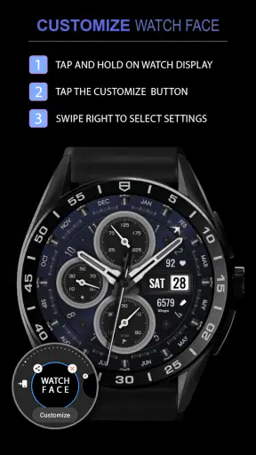 WFP 308 Business watch face screenshot 4